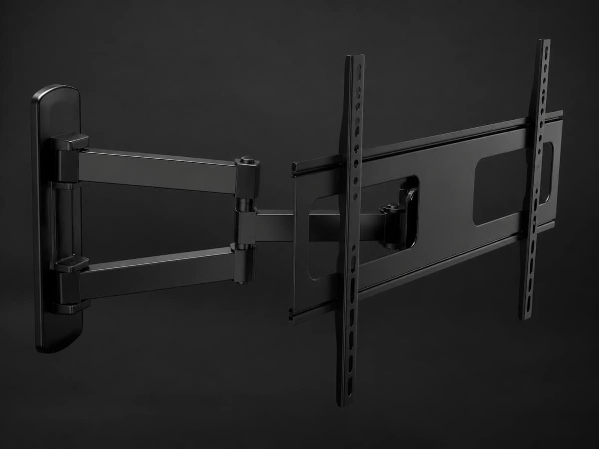 ARGX FM85 premium full motion television mount with articulated matte black steel arm